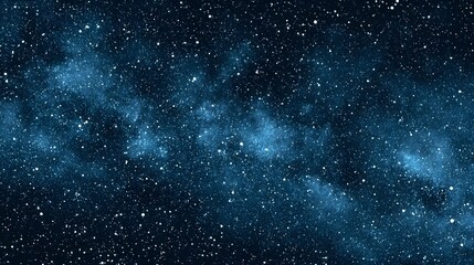 Wall Mural - Dark blue space background with stars and nebulae cosmic abstract illustration.