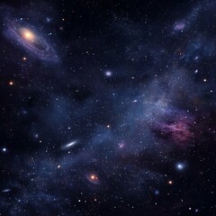 Wall Mural - A stunning starry night sky filled with galaxies and planets , universe, space, cosmos, astronomical, stars, galaxies .