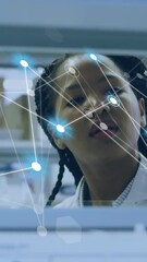 Poster - Animation of network of connections over diverse scientists working in lab