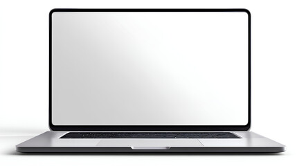 Poster - High-resolution laptop mockup with a transparent background and empty display, ready for your creative projects Stock Illustration