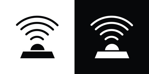 Infrared icon Vector Logo Template for graphic and web design.