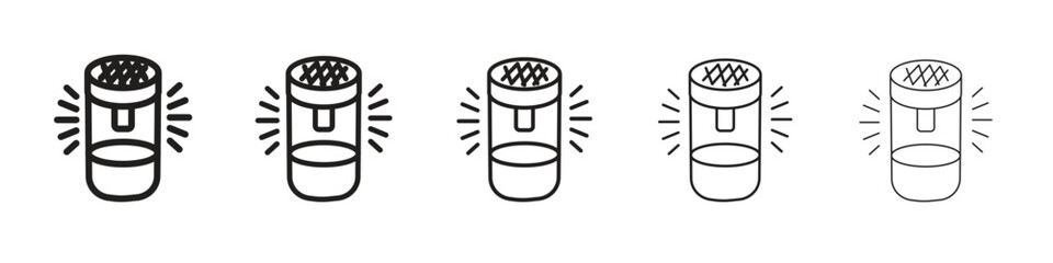 Wall Mural - solar garden light lamp icon for your web site design, logo, app, ui.