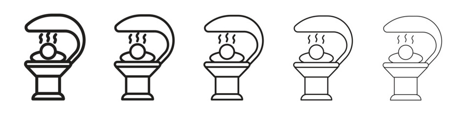 Wall Mural - solarium icon for your web site design, logo, app, ui.