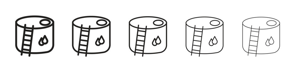 Wall Mural - water tank icon for your web site design, logo, app, ui.
