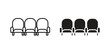 © Raj - Cinema seat icon. Vector Illustration. Isolated vector Illustration. EPS Illustration.