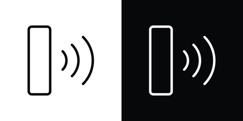 Infrared icon graphic element Illustration template design