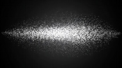 Fototapete - Abstract depiction of a spray of particles.