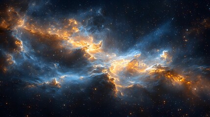 colorful nebula night sky