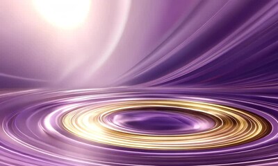 Fototapete - Vibrant abstract light patterns create mesmerizing pathways through space