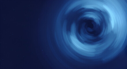 Poster - Abstract vortex background featuring swirling blue hues with starry details on dark