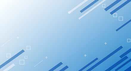 Aufkleber - Modern abstract blue background with geometric shapes and gradient effects