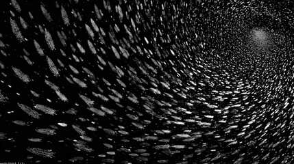 Poster - Abstract pattern of numerous small shapes.