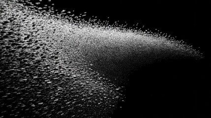 Fototapete - Abstract design of a textured, flowing, granular form.