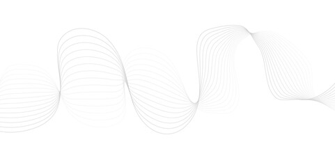 Leinwandbilder - modern striped brown soft line white gray wavey curve line minimal concept creativity elegant graphic design use for banner, wallpaper, poster, web vector illustration.