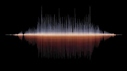 Poster - Abstract representation of audio data.