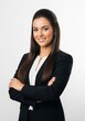 © Ngoc - Confident Young Businesswoman in Black Blazer Smiling with Arms Crossed – Professional Corporate Portrait