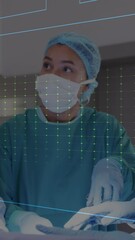Poster - Animation of vital signs readings over diverse male and female surgeons operating on patient