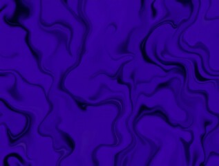 Poster - Abstract Fluid Art in Indigo Tones for Modern Visuals and Design