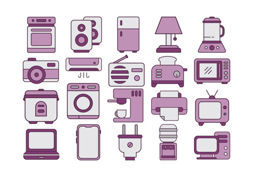 Electronic Stuff Icon Element