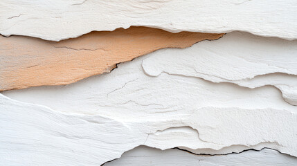 Poster - Abstract texture of layered paint in soft tones, creating visual depth and aesthetic appeal, suitable for various design projects.