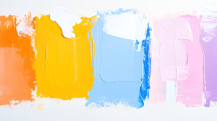 Poster - Vibrant color swatches showcase a range of hues, perfect for artistic and design projects that require lively palettes.