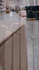 Poster - Animation of data processing over empty warehouse