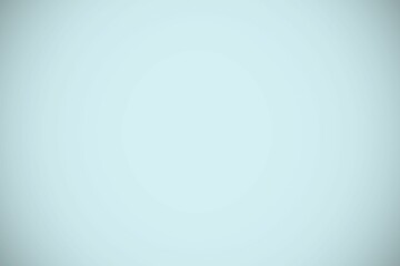 Poster - Featureless pale blue gradient is creating subtle vignette effect in flat design, copy space