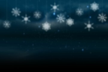 Wall Mural - blurred christmas background