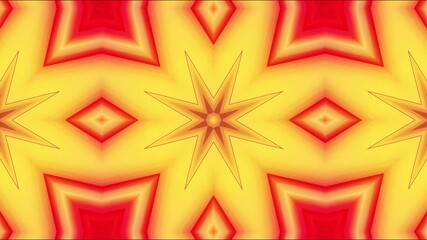 Poster - Vibrant geometric pattern featuring shades of yellow and orange, ideal for backgrounds and designs
