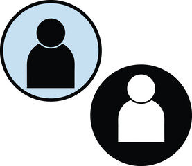 Poster - User group network icon with social community design
