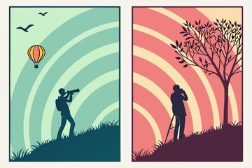 Fototapete - exceptional graceful marketing graphic - for promotional content