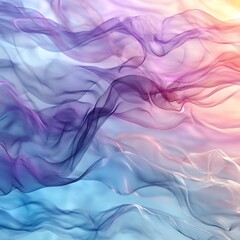 Poster - Abstract Pastel Swirls Elegant Flowing Fabric Texture Background Design