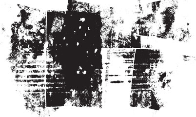 Wall Mural - black and white texture vector. distressed overlay texture. grunge background. abstract textured eff