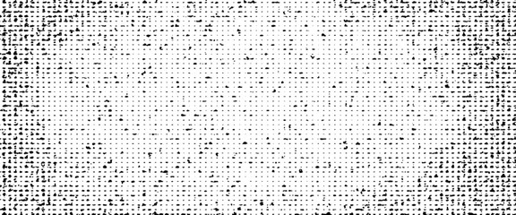 Poster - Vector Abstract Crosshatch Lines Grunge Style Fabric Texture Seamless Design