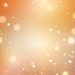 Poster - Golden starry abstract background with glowing bokeh lights, smooth festive texture, elegant modern design pattern, and bright gradient surface for decoration - ai