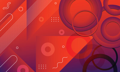Poster - Abstract Gradient Geometric Background. Abstract design template for landing page, book covers, brochures, flyers, magazines, banners, headers, presentations, and more.