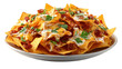 © Shamsul - Illustration of nachos with cheese and sour cream, isolated on transparent background