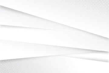 Aufkleber - Abstract white background with geometric shapes and subtle textures isolated on transparent background
