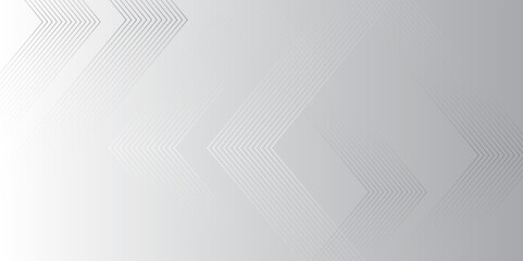 Leinwandbilder - Abstract arrow striped line direction geometric design. modern technology creative Trendy background. abstract grey gradient background design business banner pattern, template, Vector illustration.