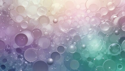 Aufkleber - Colorful abstract background with bubbles for computer screens