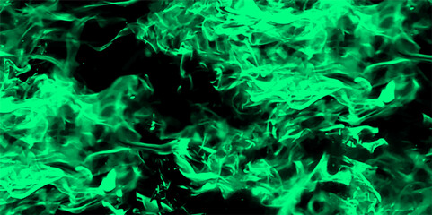 Wall Mural - intense and dramatic digital abstract of swirling red flames and smoke patterns over a deep black ba