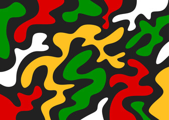 Aufkleber - Abstract background with seamless colorful melting line pattern