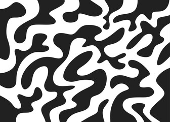 Aufkleber - Abstract background with seamless melting line pattern