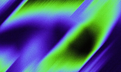 Aufkleber - Abstract vibrant green blue diagonal streaks.