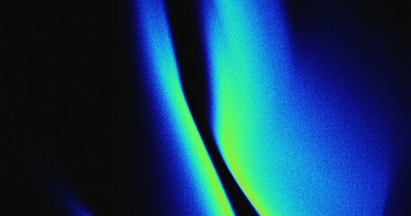 Aufkleber - Abstract blue and green light leak texture.