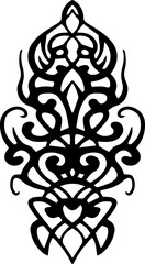 Poster - Ornamental decorative vintage design element.