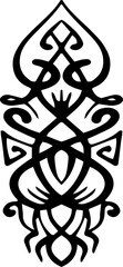 Poster - Ornamental decorative vintage design element.
