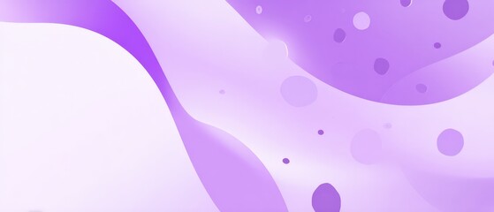 Poster - Abstract purple gradient background with flowing shapes and circles Modern backdrop with smooth transitions and pastel color palette for graphic design