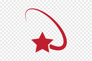 Poster - Star fall icon sign vector. Falling stars set icon meteorites or comets. Falling star icon from collection for mobile concept and web apps icon.