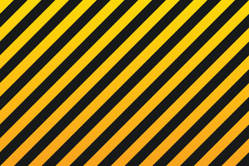 Poster - Abstract yellow and black stripes run diagonally across a background, creating a bold, high-contrast pattern. The image conveys a sense of warning or caution. 
